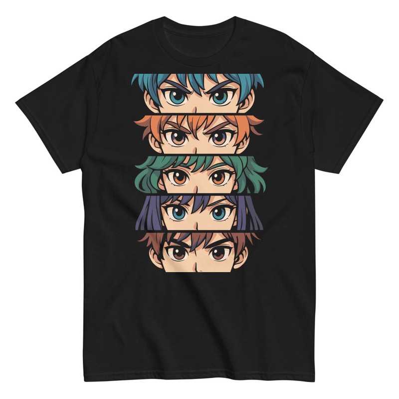 T-shirts: Anime Character Faces