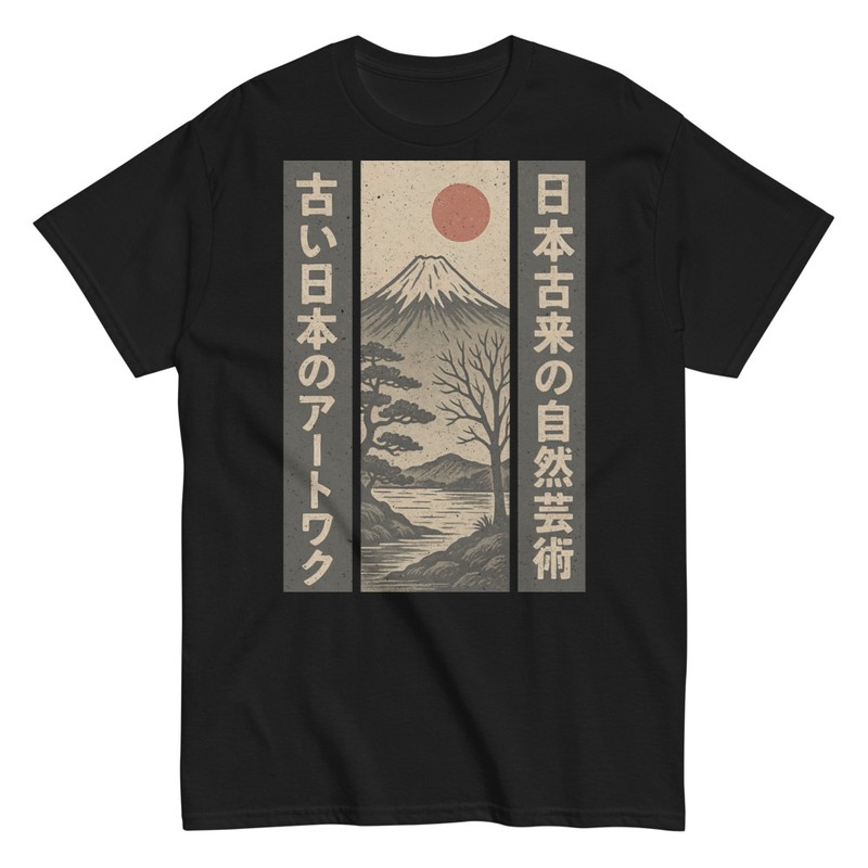 T-shirts: Traditional Japanese Art Mount Fuji