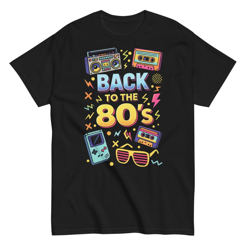 T-shirts: Retro Back to the 80's