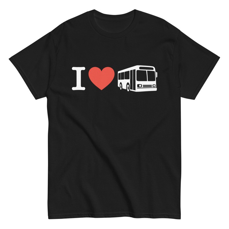 T-shirts: Love Bus