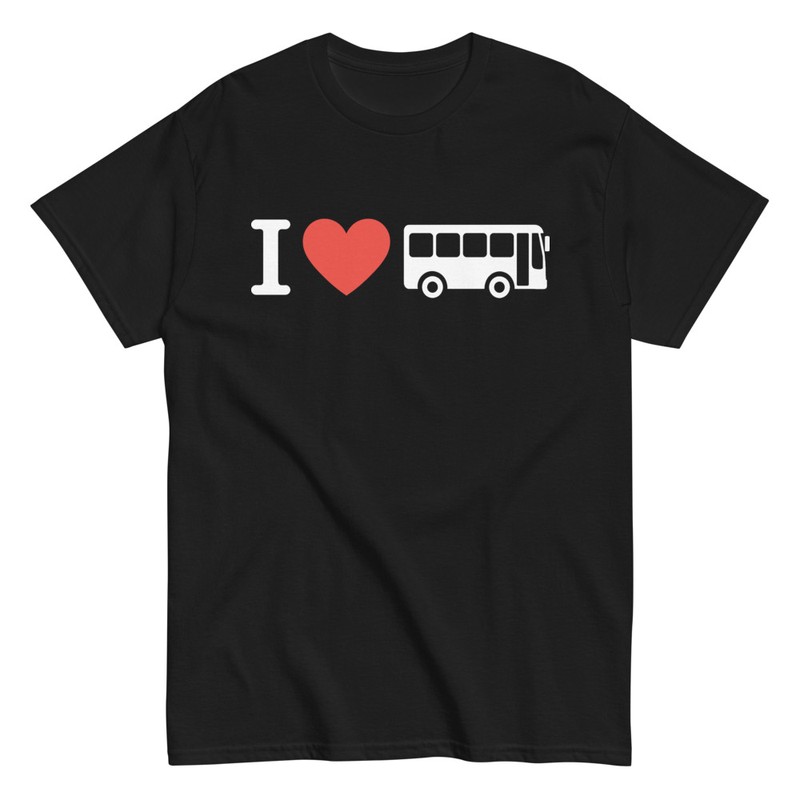 T-shirts: I Love Bus - For Bus Enthusiasts