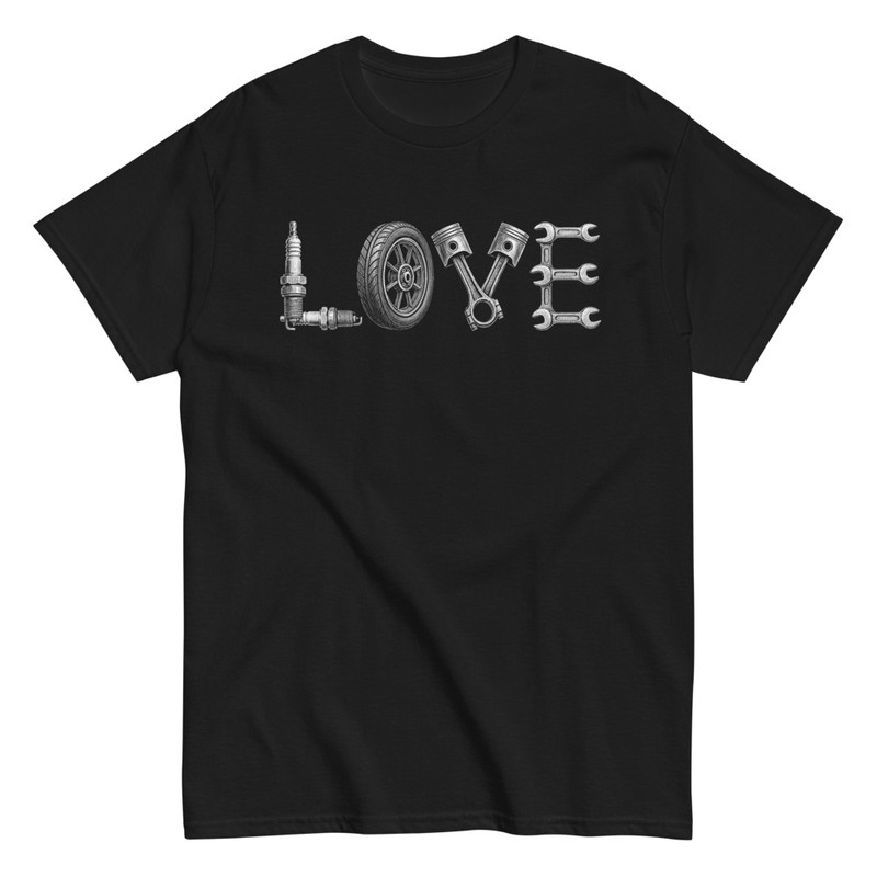 T-shirts: LOVE Car Parts Design