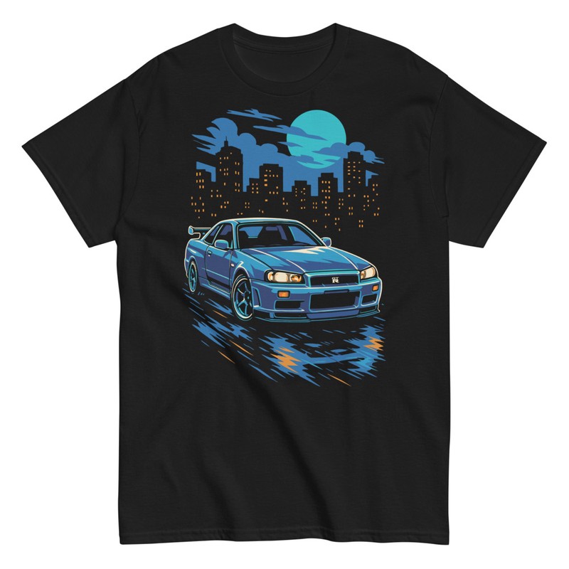 T-shirts: Nissan Skyline Night Tuning