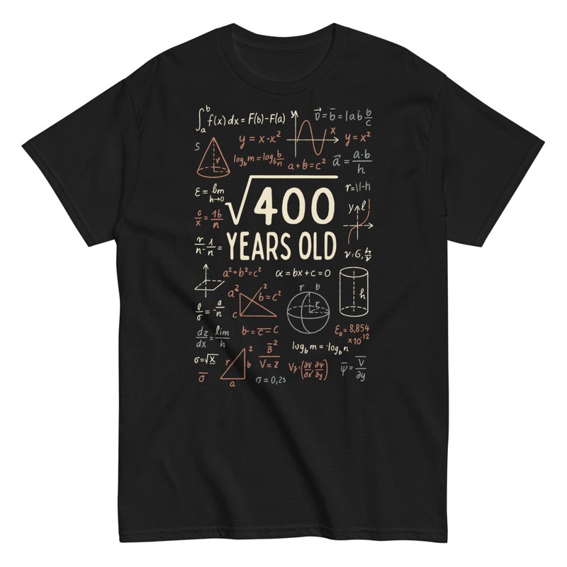 T-shirts: Math Birthday Gift 20th Birthday