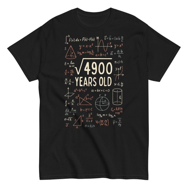 T-shirts: Math 49/00 Years Old