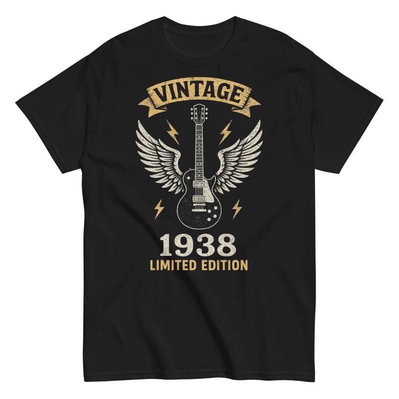 T-shirts: Vintage Electric Guitar 1938