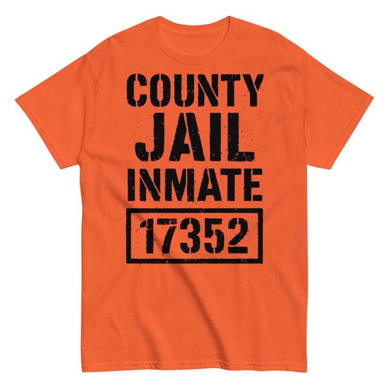 T-shirts: County Jail Inmate Costume