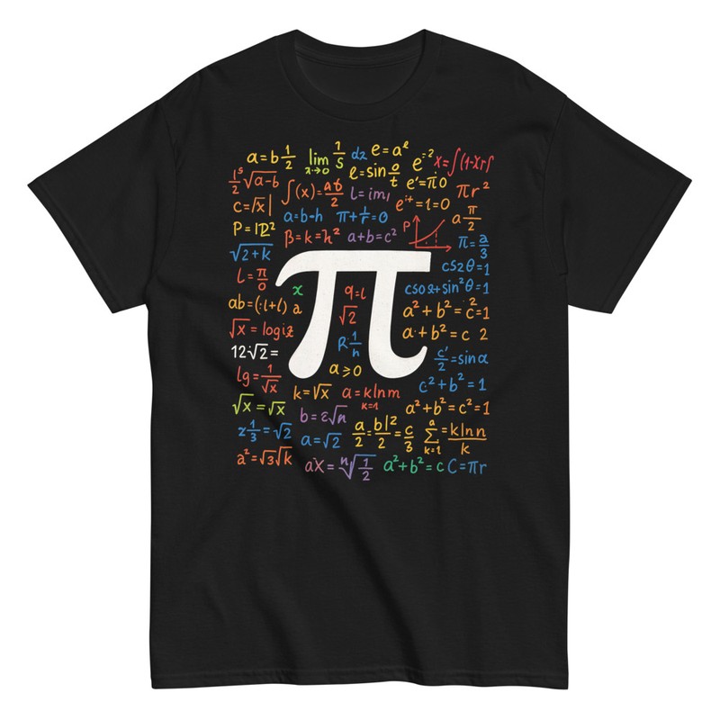 T-shirts: Pi and Formulas Calculation