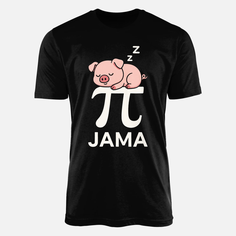 T-shirts: Pi Jama Sleeping Pig