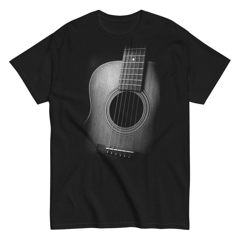 T-shirts: Acoustic Guitar Design