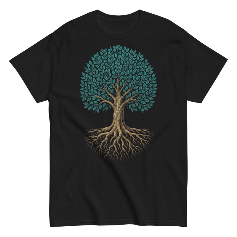 T-shirts: Tree of Life with Roots