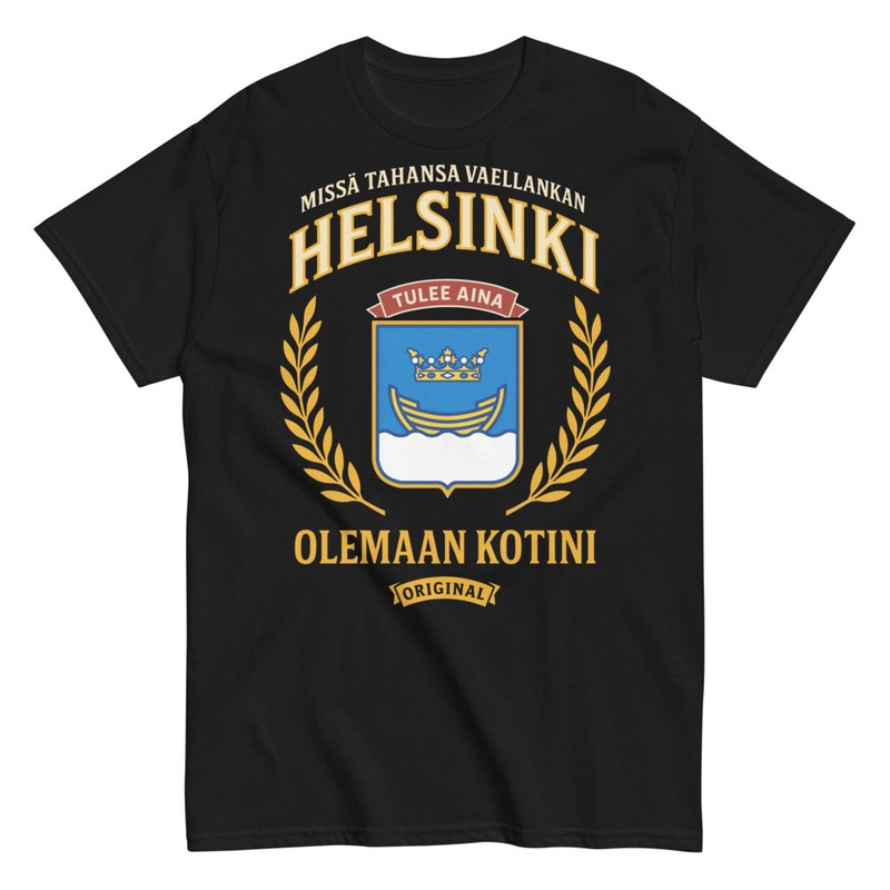 T-shirts: Helsinki Always My Home