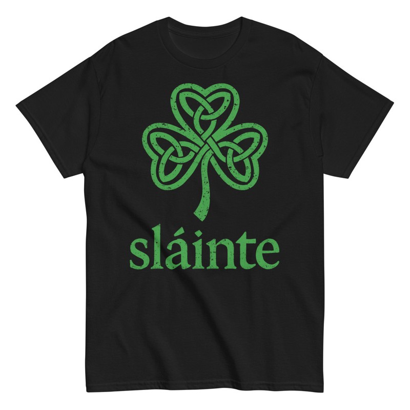 T-shirts: Celtic Shamrock Sláinte