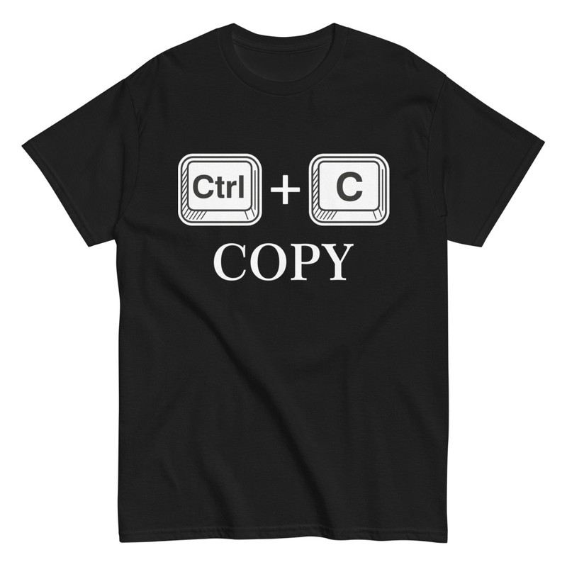 T-shirts: Copy Ctrl+C Like Father Like Son