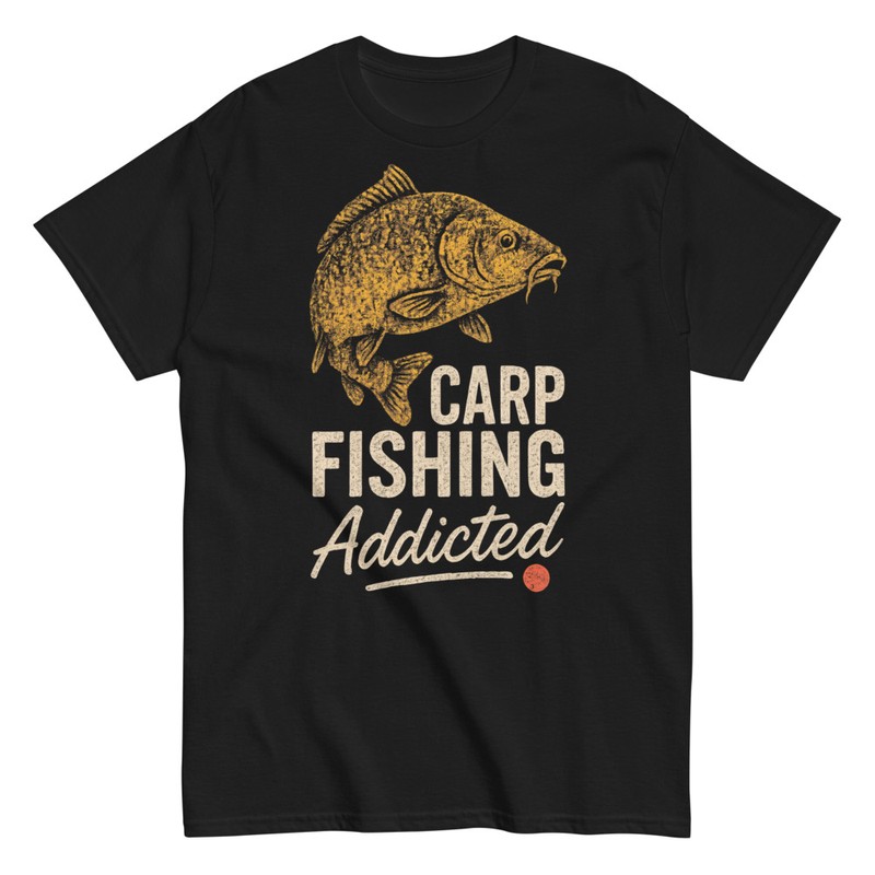 T-shirts: Vintage for Carp Fishing Lovers