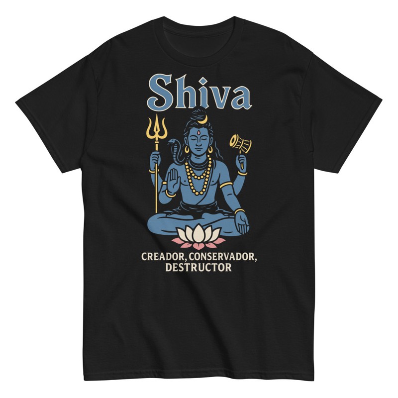 T-shirts: Shiva Creator Preserver Destroyer