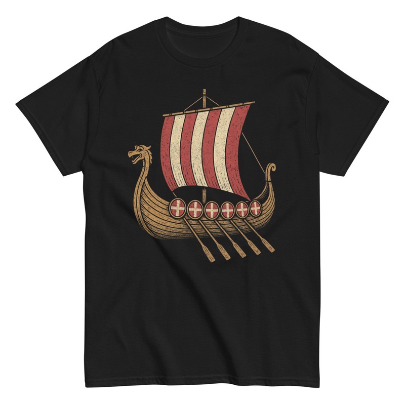 T-shirts: Viking Ship Nordic Warriors