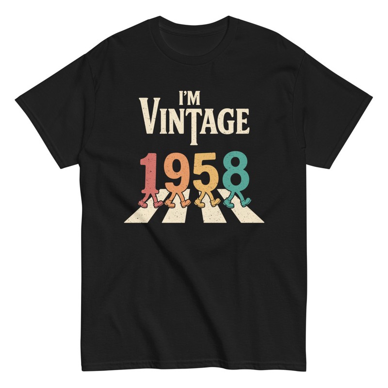 T-shirts: Vintage 1958 67th Birthday Abbey Road