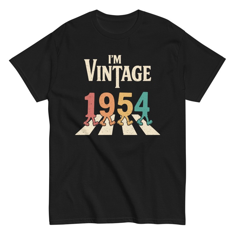 T-shirts: Vintage 1954 71st Birthday Abbey Road