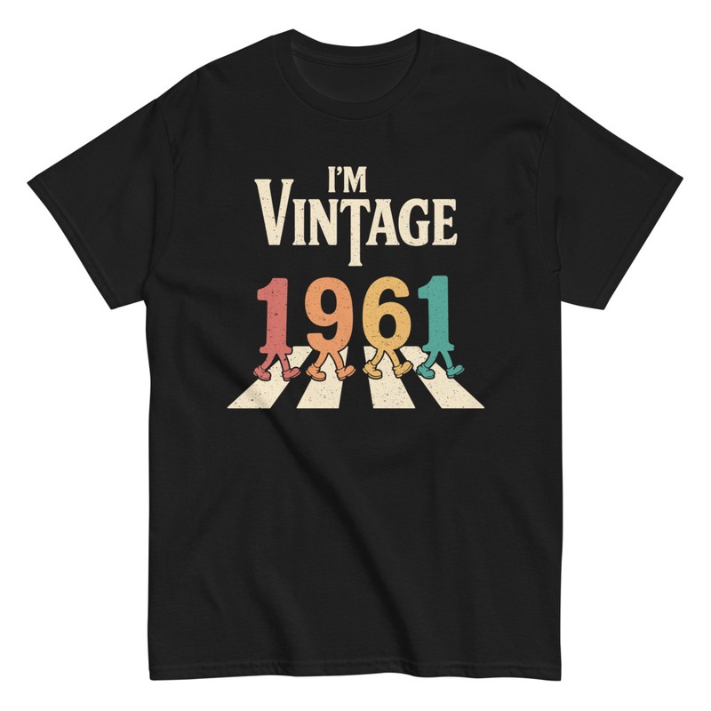 T-shirts: Vintage 1961 64th Birthday Abbey Road