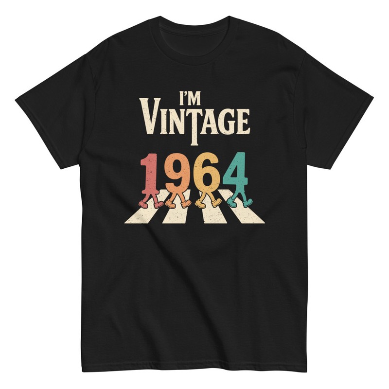 T-shirts: Vintage 1964 61st Birthday Abbey Road