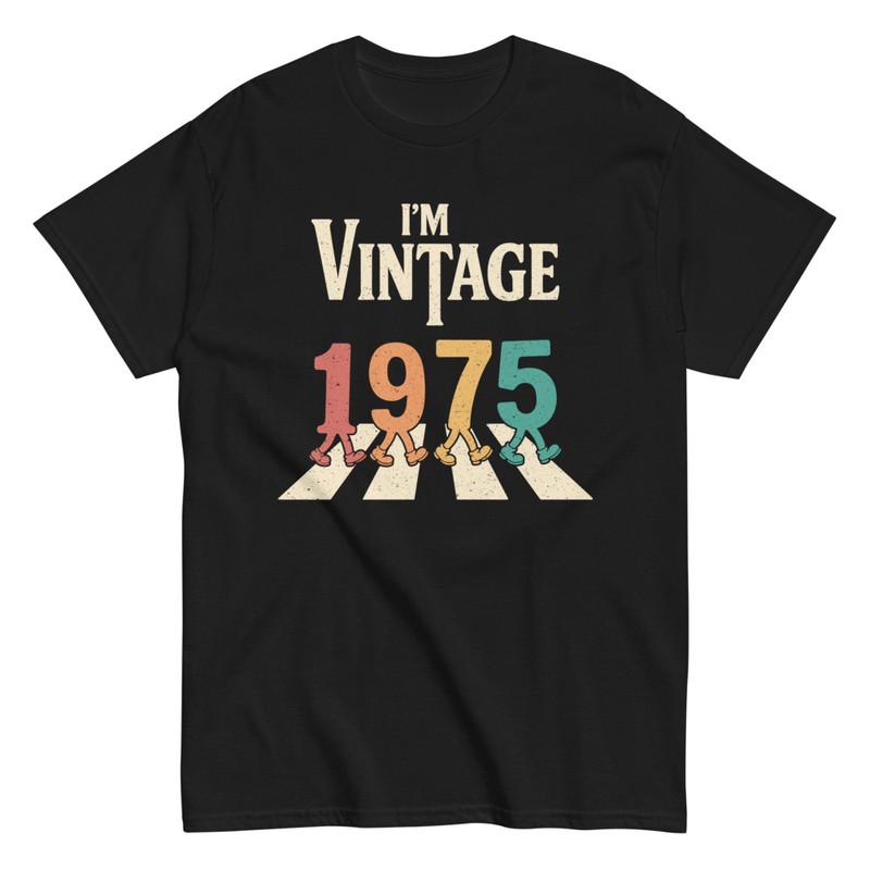 T-shirts: Vintage 1975 50th Birthday Abbey Road