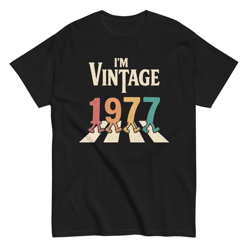 T-shirts: Vintage 1977 48th Birthday Abbey Road