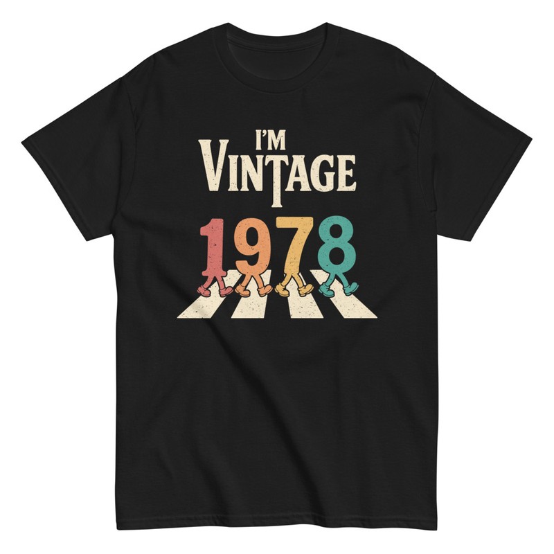 T-shirts: Vintage 1978 47th Birthday Abbey Road