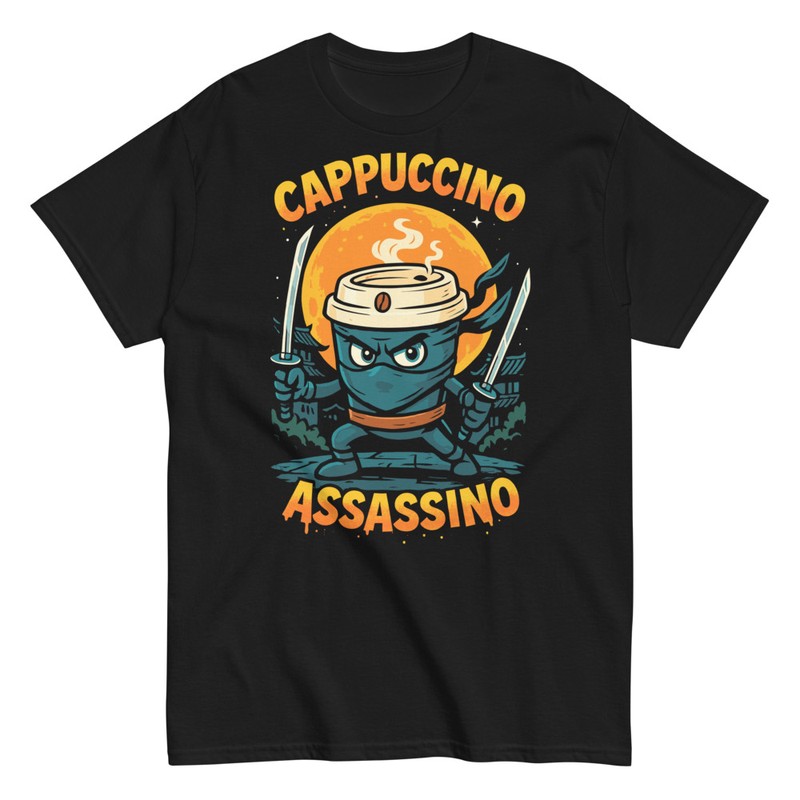 T-shirts: Cappuccino Assassino Ninja Coffee