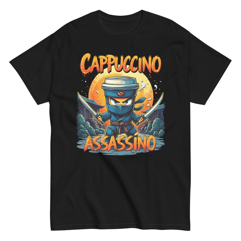 T-shirts: Cappuccino Assassino Ninja Coffee