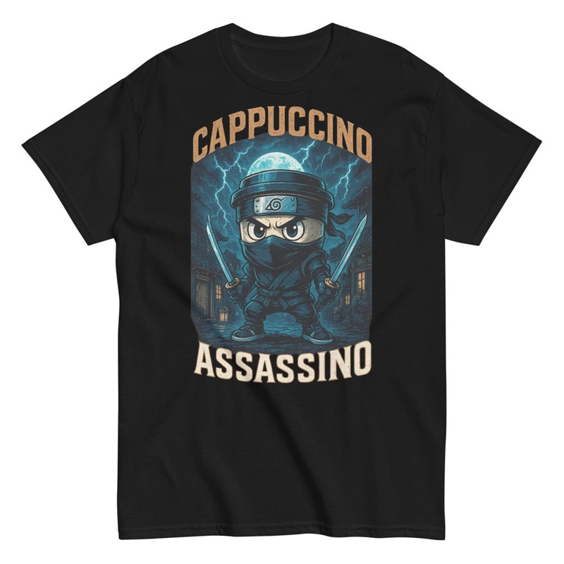 T-shirts: Coffee Ninja Killer Moon Storm