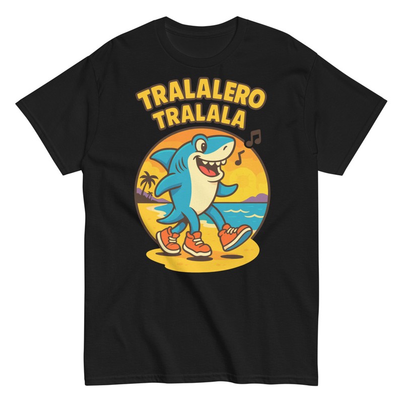 T-shirts: Tralalelo Tralala Walking Shark Beach