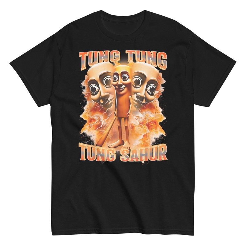 T-shirts: Tung Tung Sahur Intense Brainrot