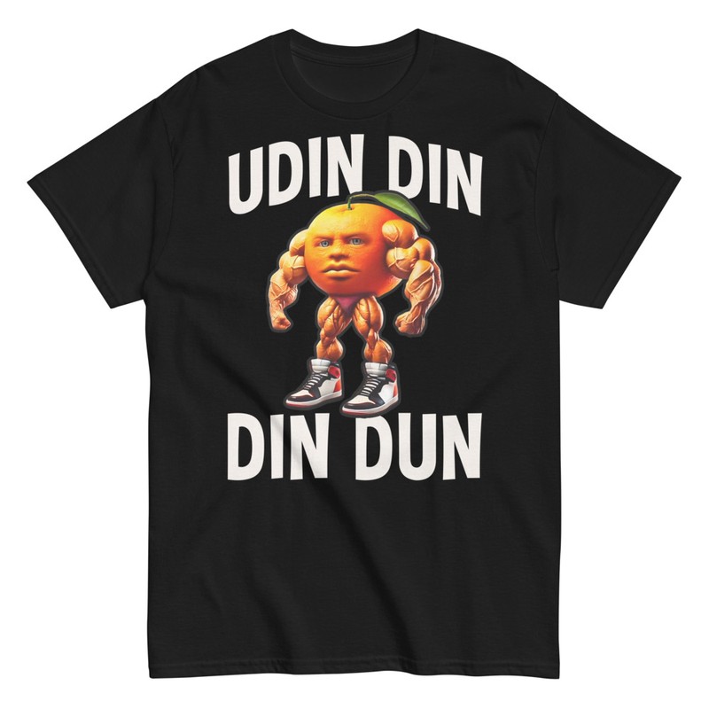 T-shirts: Udin Din Din Dun Muscular Orange
