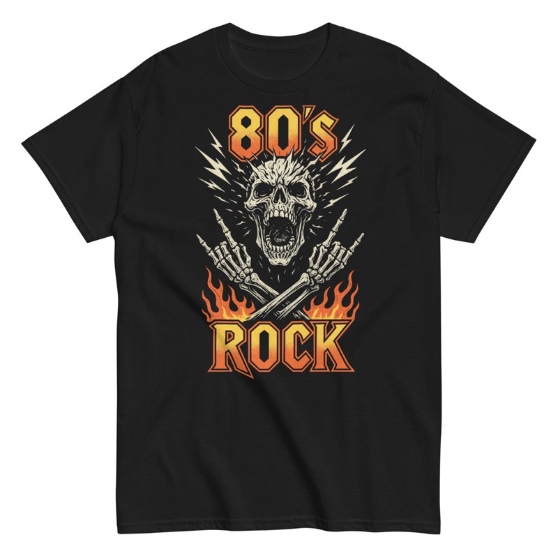 T-shirts: 80s Rock Heavy Metal