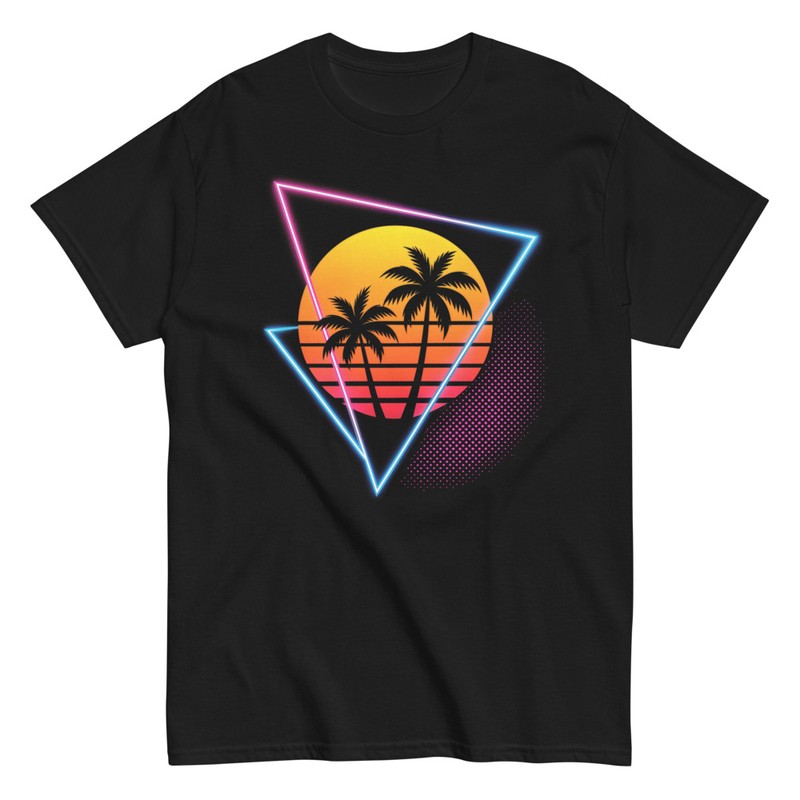 T-shirts: Neon Sunset Vibes
