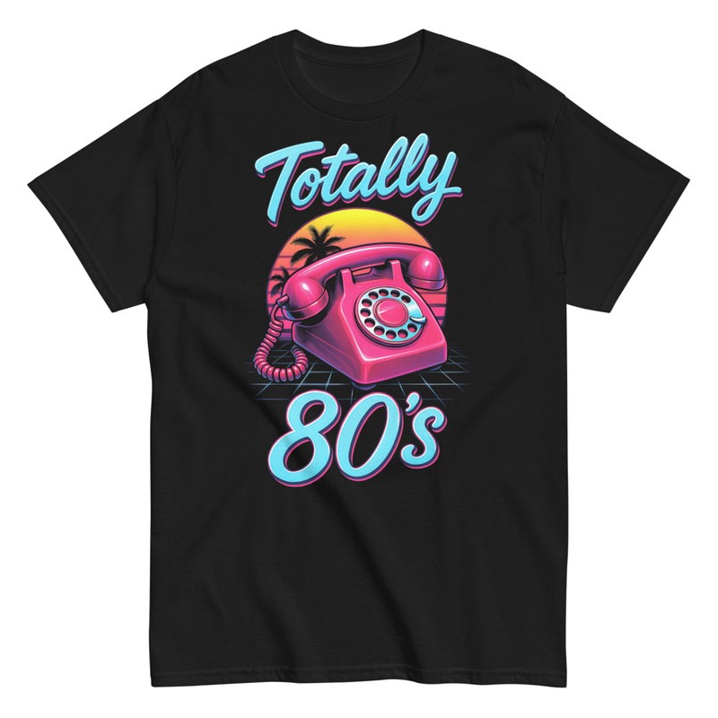 T-shirts: Totally 80s Vintage Telephone