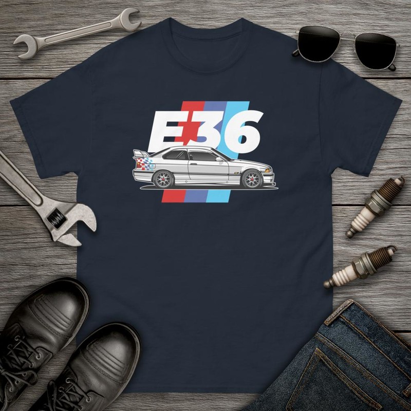 T-shirts: BMW E36 Drift Design