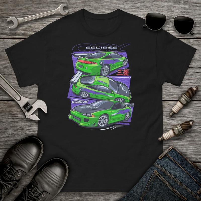T-shirts: Fast and Furious Eclipse 1995 Brian