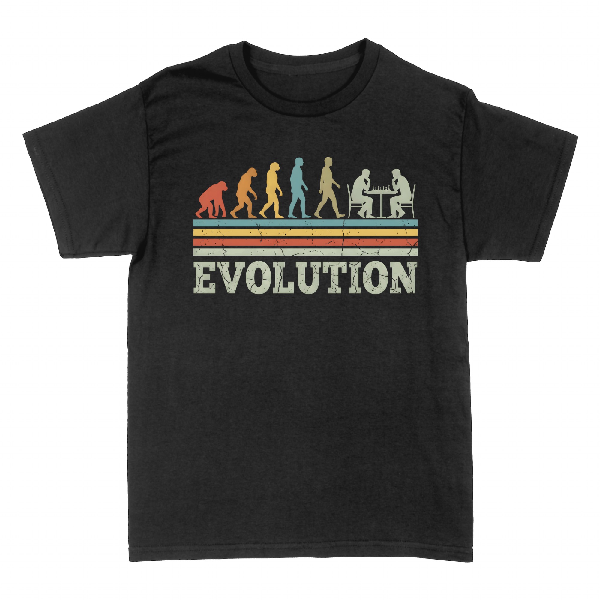 T-shirts: Funny Chess Player Evolution T-Shirt
