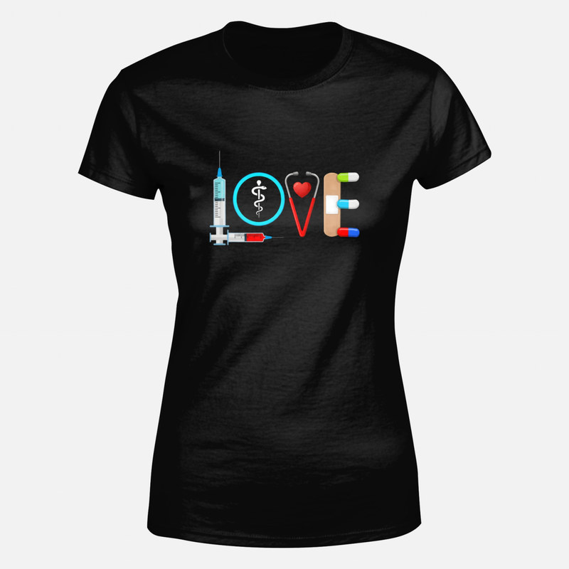 T-shirts: LOVE in medical tools healthcare