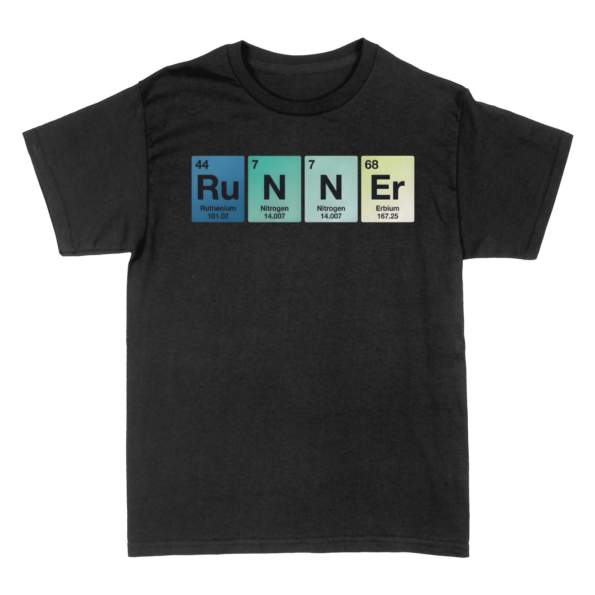 T-shirts: Periodic Table Runner Design