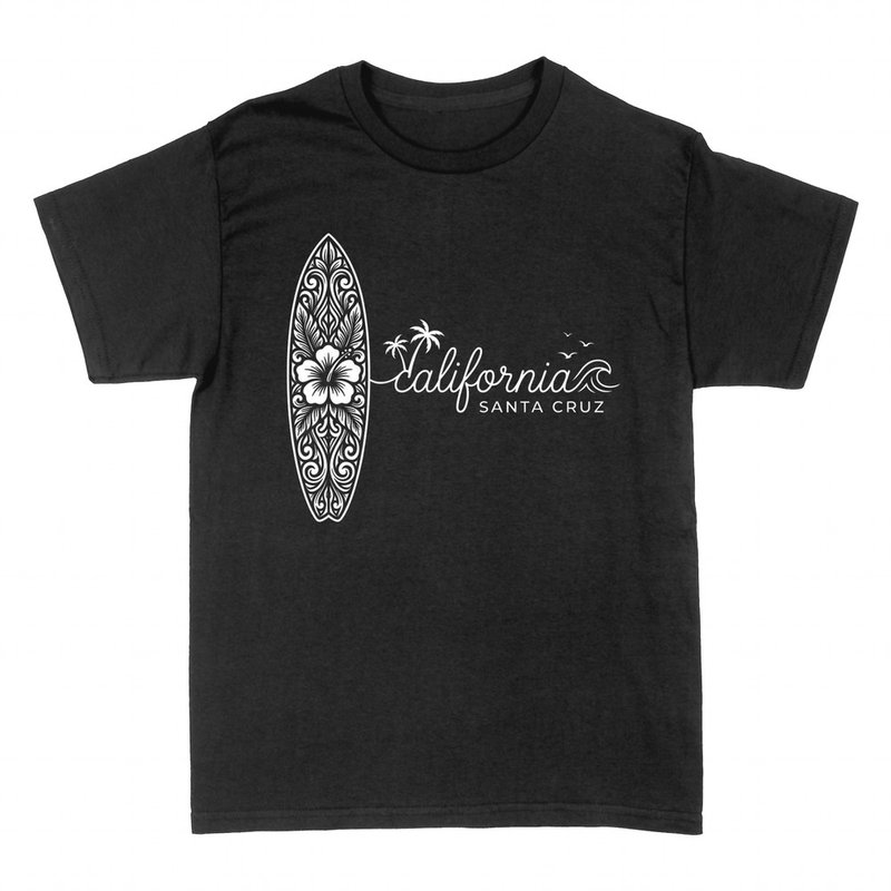 T-shirts: Santa Cruz Surfboard Design