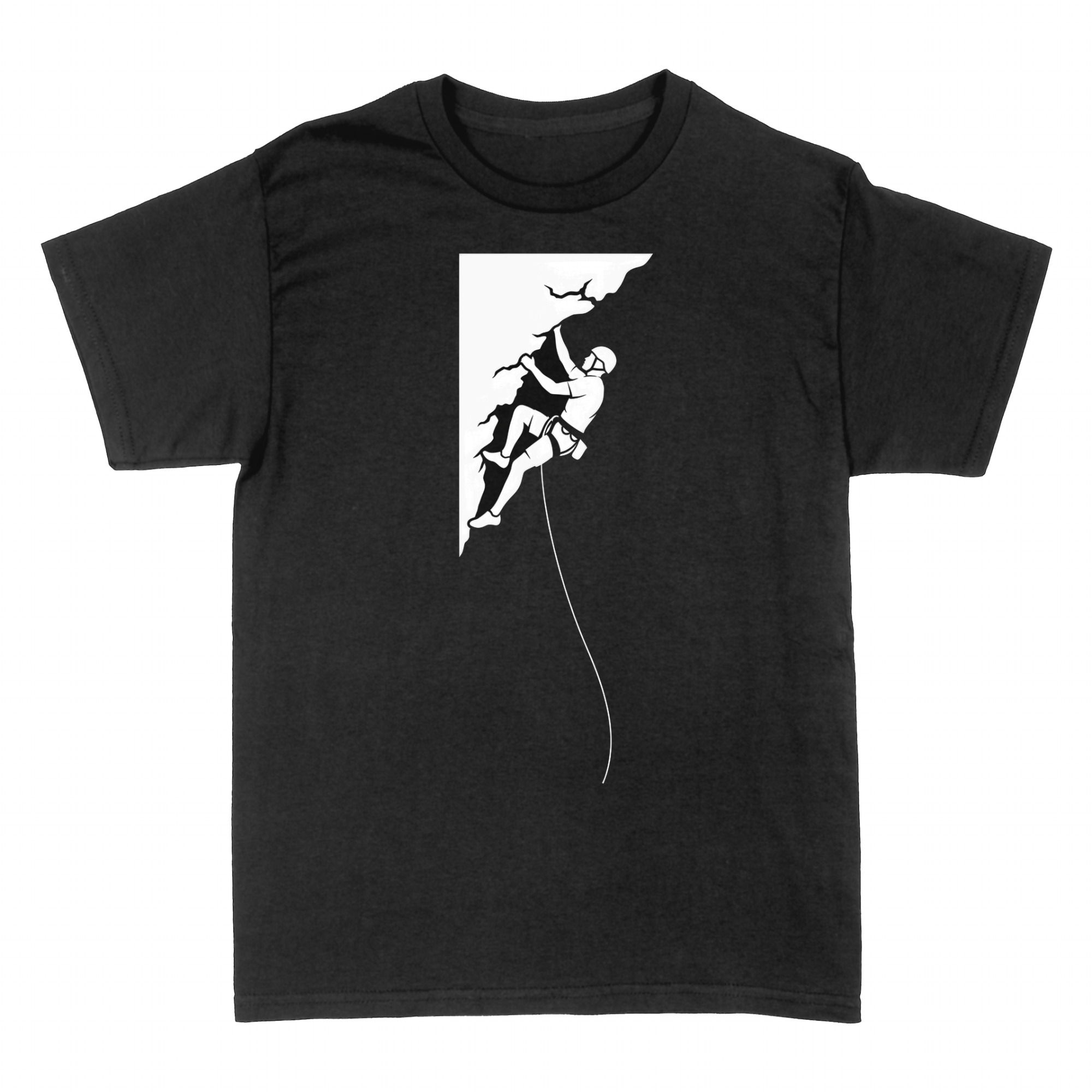 T-shirts: Climber Silhouette Mountains