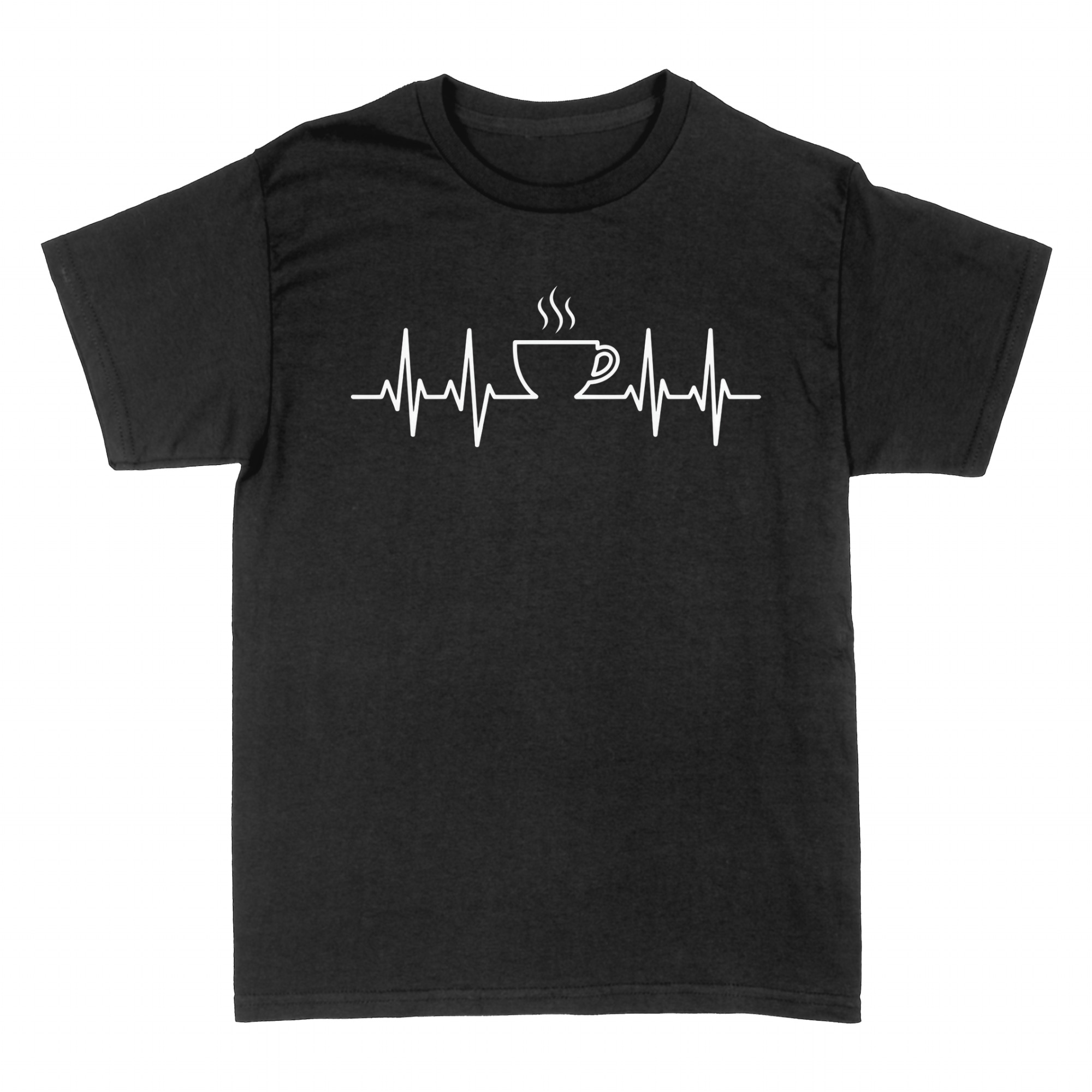 T-shirts: Funny Coffee EKG Heartbeat Lifeline