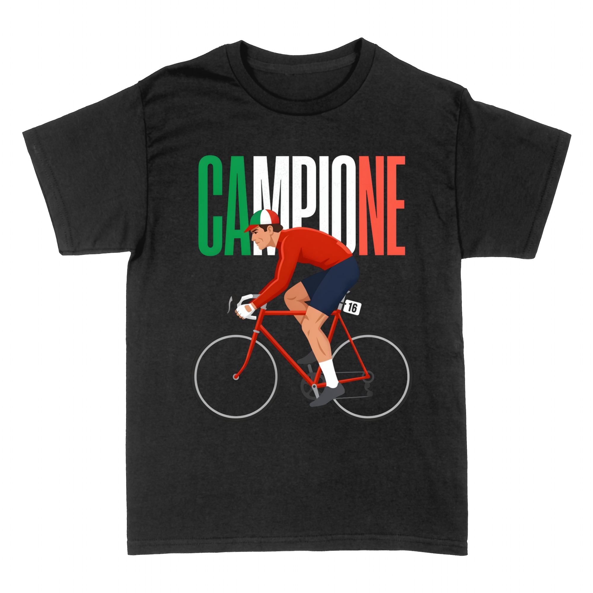 T-shirts: Campione Ciclismo Bici da Corsa Ciclista