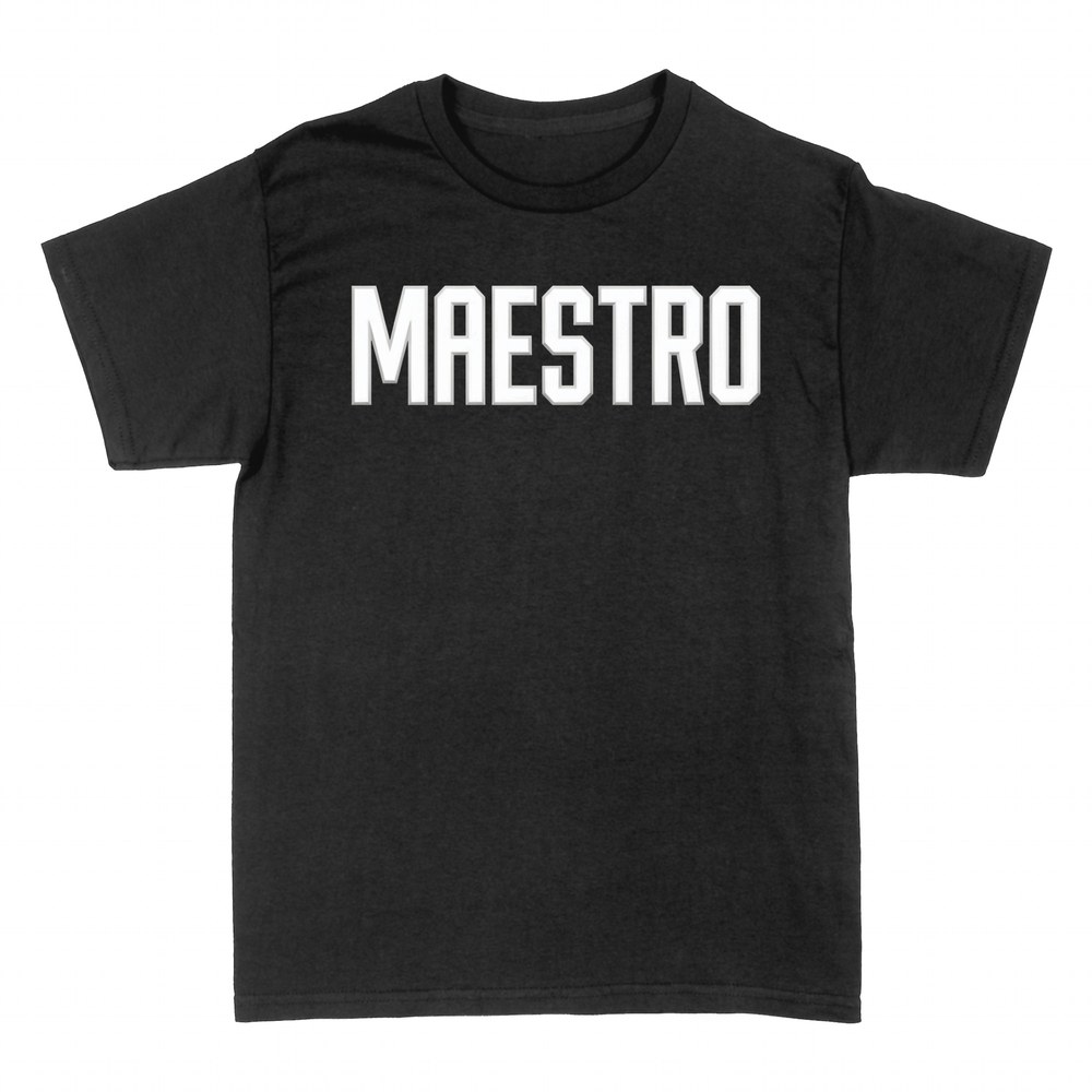 T-shirts: Maestro varsity lettering