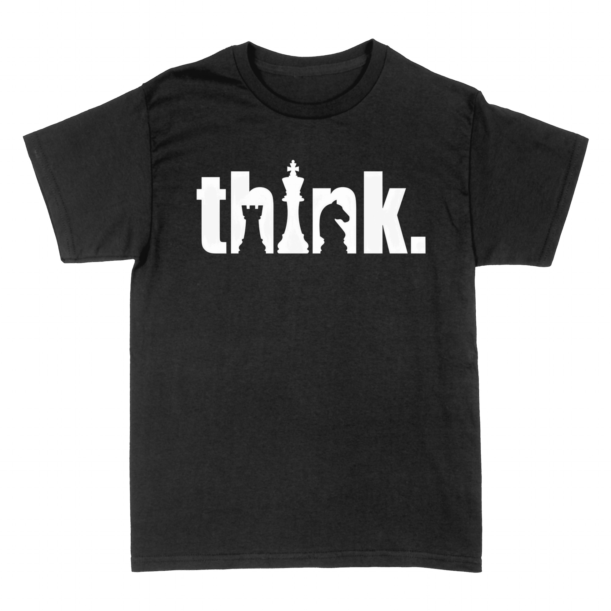 T-shirts: Think Chess Pieces Design