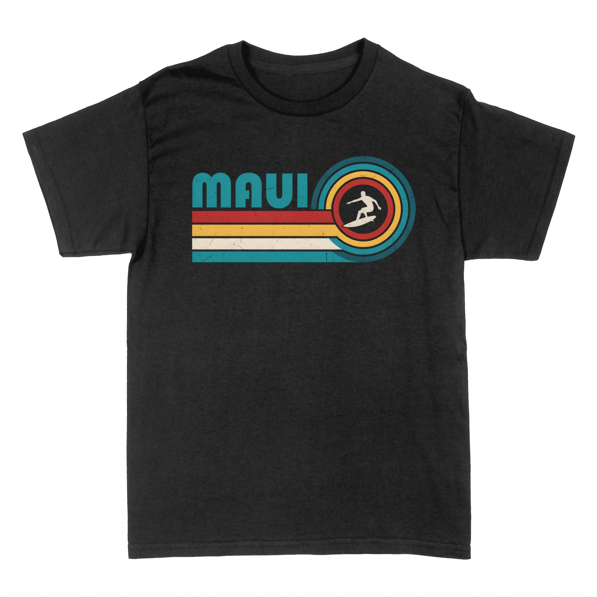 T-shirts: MAUI Surf Vintage 70s Style T-Shirt