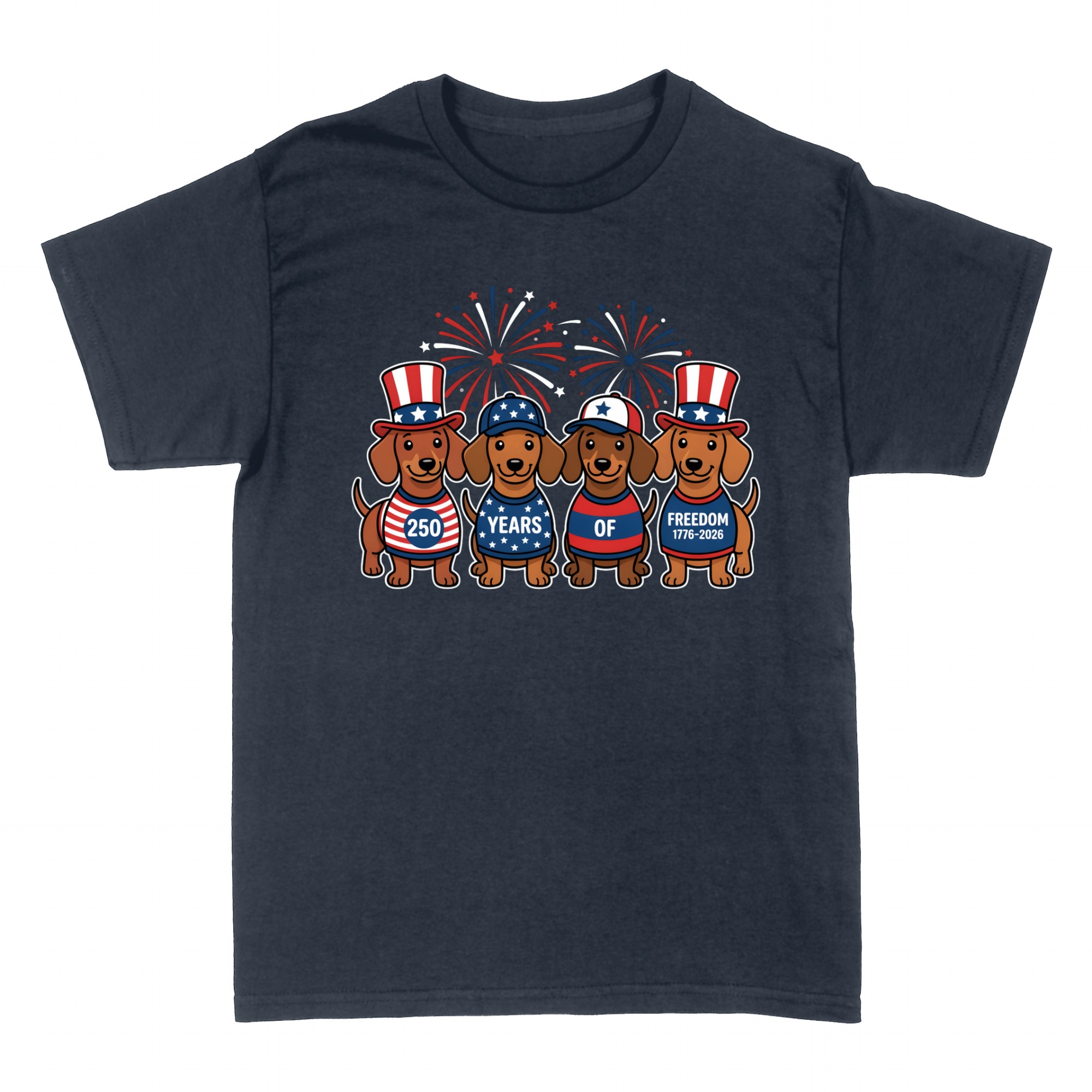 T-shirts: Patriotic Dachshund Squad USA Dog Lover